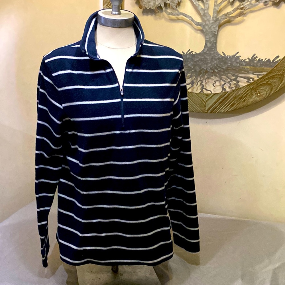 Lands End zip neck fleece